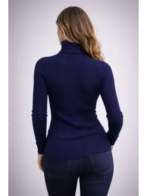 Modern Bağazlı Triko Kazak