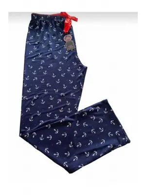 Bambu Likralı Ring Viskon Battal Beden Pijama Altı 6020