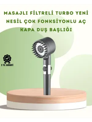 Banyo İçin Filtreli Duş Başlığı Pratik Kullanım
