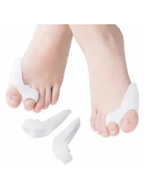 Baş Parmak Bunyon Silikonu Parmak Arası Destek Medikal Silikon  Ağrı Azaltmaya Yardımcı