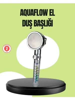 Basınçlı El Duşu Başlığı – Döner Pervaneli, Göz Kamaştıran Yağmur Etkisi