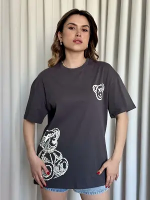 Eğlenceli Baskılı Tişört