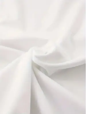 Baskılı Oversize Bisiklet Yaka T-shirt - Beyaz