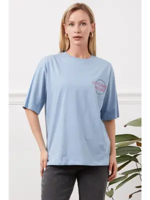 Modern Baskılı Tişört