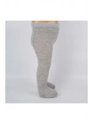 Omarı Cici Bebek Pamuklu Çorap Gri