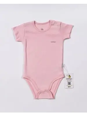 Bebengo BU4025 Basic Kısa Kol Body Pembe