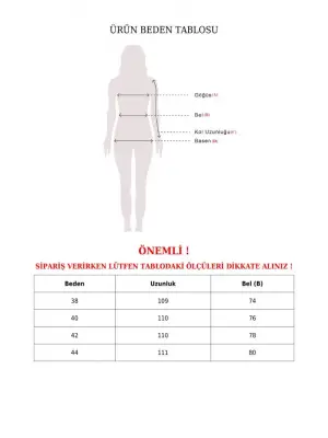 Omarı Esnek ve Şık Vizon Pantolon