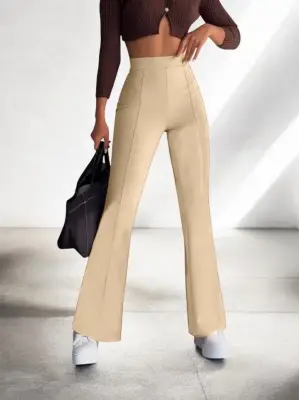 Omarı Rahat ve Şık Beli Lastikli İspanyol Pantolon