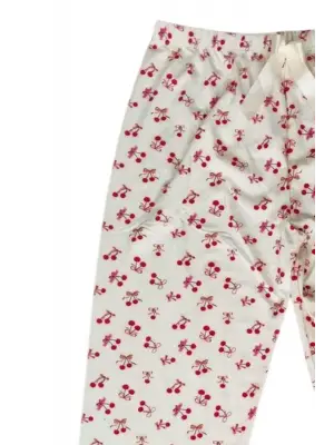 Beli Lastikli Mevsimlik Viskon Penye Pantolon Bej