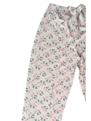 Beli Lastikli Mevsimlik Viskon Penye Pantolon Krem