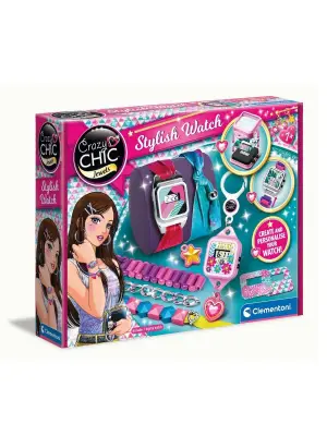 Omarı Renkli Taşlı Çılgın Saat