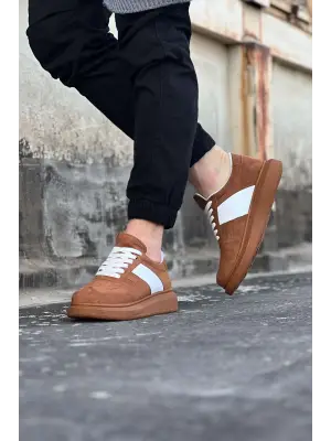 Omarı Taba Süet Erkek Casual Ayakkabı