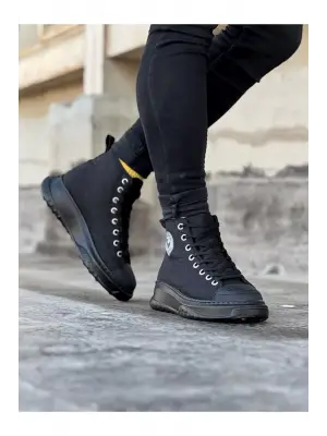 Omarı Yüksek Kaliteli Kömür Erkek Casual Ayakkabı