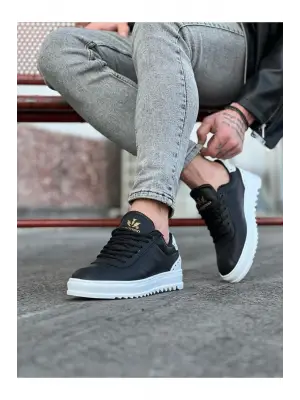 Benorra WG021 Siyah Beyaz Erkek Casual Ayakkabı