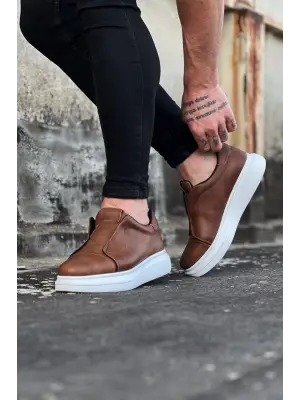 Omarı Şık Taba Renkli Erkek Günlük Ayakkabı