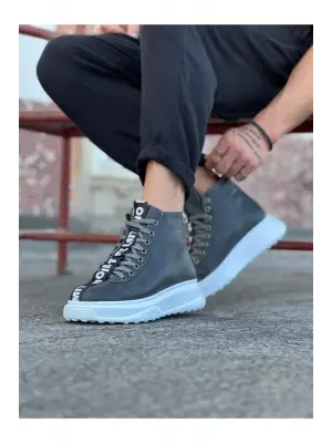 Omarı Gri Erkek Yarım Bilek Bot - Trend ve Şık