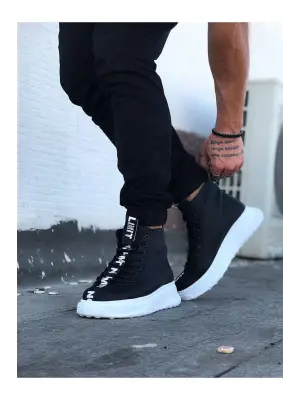 Omarı Siyah Casual Erkek Yarım Bilek Bot