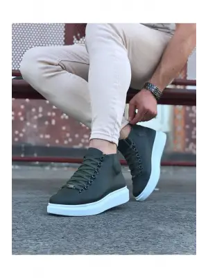 Modern Bağcıklı Sneakers Yarım Bilek Bot