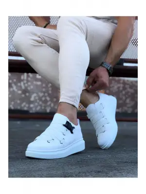 Benorra WG033 Beyaz Erkek Yüksek Taban  Ayakkabı