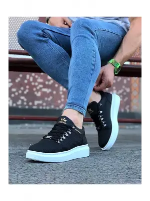 Omarı Siyah Erkek Casual Ayakkabı - Şıklığına Şıklık Katacak Model