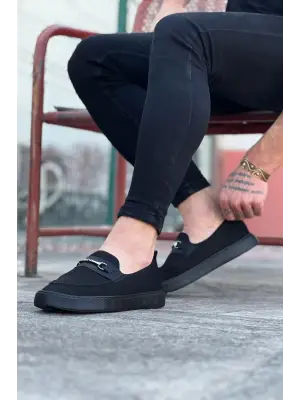 Omarı Kömür Triko Babet Erkek Casual Ayakkabı