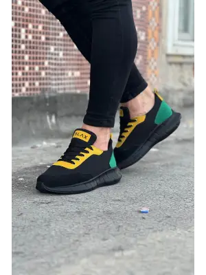 Omarı Spor Ayakkabı - Kömür Füme Triko Erkek Tasarım