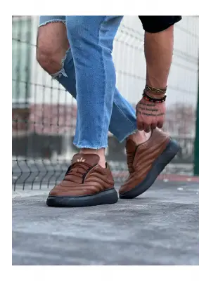 Omarı Trendsetter Taba Siyah Erkek Casual Ayakkabı