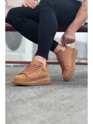 Omarı Taba Süet Erkek Günlük Ayakkabı