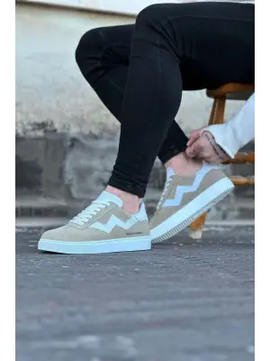 Modern Bej Erkek Ayakkabı