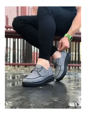 Omarı Gri Kömür Erkek Günlük Ayakkabı