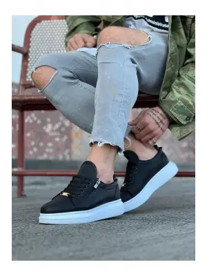 Omarı Siyah Erkek Günlük Ayakkabı - Şık ve Rahat Tasarım