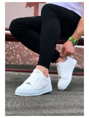 Trend Beyaz Erkek Ayakkabı