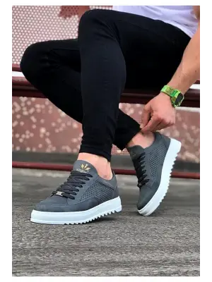 Omarı Gri Erkek Günlük Ayakkabı Modası