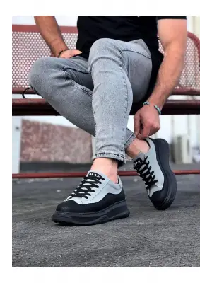 Omarı Şık Kömür Gri Erkek Ayakkabı