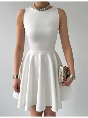 Berl Cep Detaylı Elbise