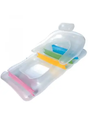 Omarı Yüksek Sırt Destekli Şişme Deniz Yatağı - Rahat ve Dayanıklı