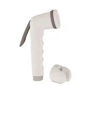 Beyaz-gri Plastiktaharetmatik Şattaf Başlık