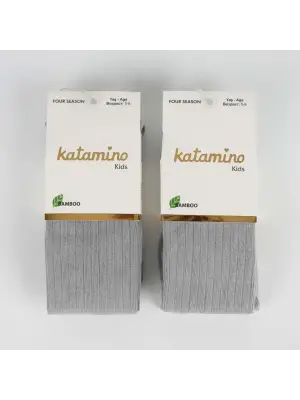 Beyza Kız Bambu Külotlu 1-5 Yaş  Gri