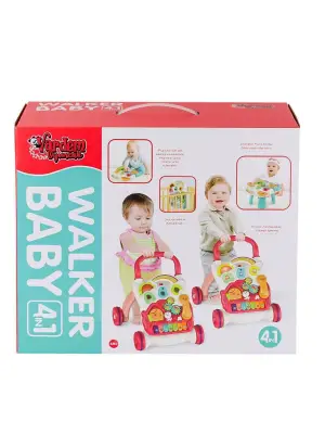 Omarı Pianolu Yürüme Arkadaşı 4IN1 - Etkileyici Bebek Oyuncağı