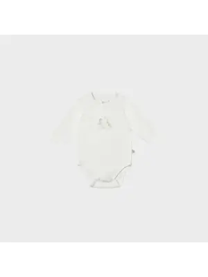 Bibaby Biorganic Penguin Club Bebek Body 56003 Ekru Gri
