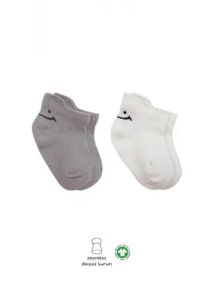 Omarı Modern ve Rahat 2Li Sneakers Penye Çorap