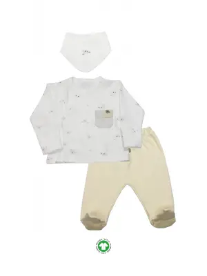 Bistyle 3lü Zıbın Takım Lıttle Koala 13109 Gri