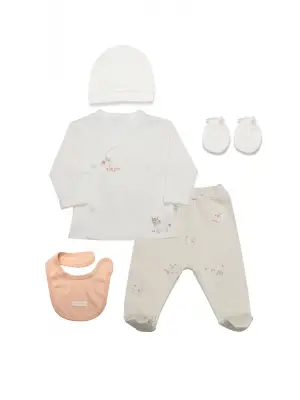 Bistyle 5li Hastane Çıkışı Fluffy And Lovely 12105 Bej