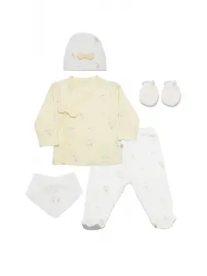 Bistyle 5li Hastane Çıkışı Welcome Baby Duck 12103 Sarı