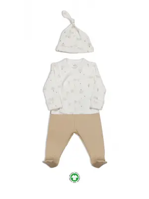 Bistyle Always Dream 3Lü Zıbın Takım 13110 Ekru Bej