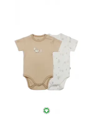 Bistyle Always Dream Yarım Kol 2li Body 17114 Ekru Bej