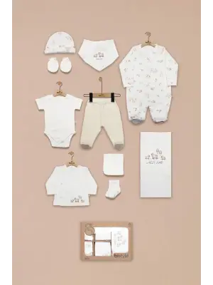 Bistyle Curly Lamb 10Lu Hastane Çıkışı 11106 Bej Mavi Ekru