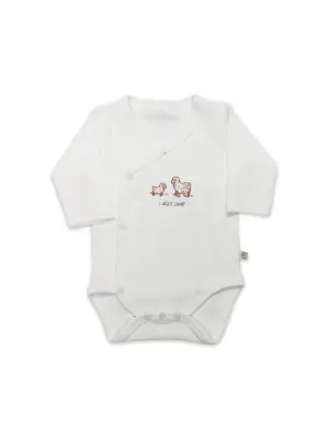 Bistyle Curly Lamb Uzun Kol Kravuze Body 17111 Bej Mavi Ekru