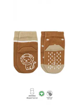 Omarı Hayvan Figürlü Kaymaz Erkek Soket Çorap Seti