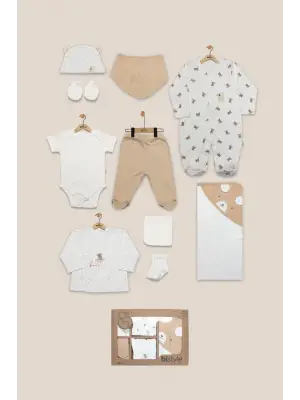 Bistyle I Am So Bear 10lu Hastane Çıkışı 11102 Bej-Ekru